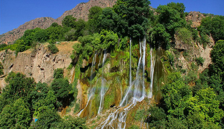 تصویر آبشار وارک خرم آباد 